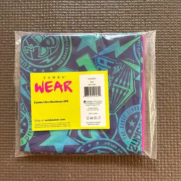 정품 Zumba Libre Bandanas 2PK 미사용 새상품