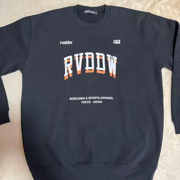 리버설 맨투맨 블랙 XL 미사용