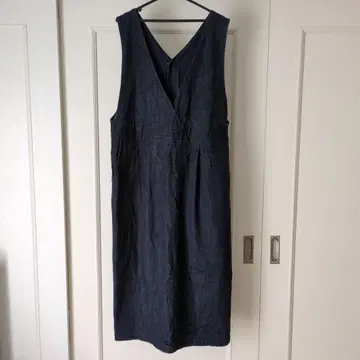 3L 써니클라우드 데님 오버롤 스커트 빅 사이즈