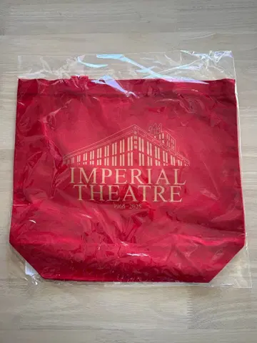 제국 극장 토트백 클로징 기념 빨간색 새상품 미개봉
