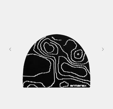 armarex 토포그래픽 디자인 니트 모자