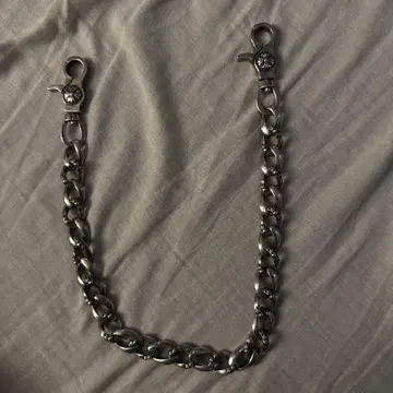 실버 스테인리스 체인 월렛 체인