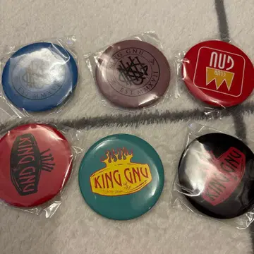 KING GNU 캔뱃지 세트 6개