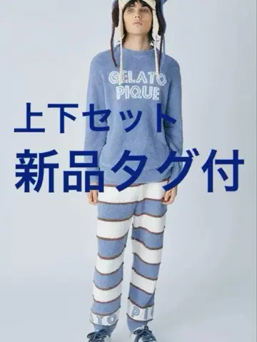 GELATO PIQUE 상하의 세트 베비모코 블루