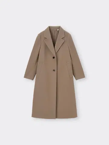 GU 코지 멜톤 테일러드 코트 총장 표준 108cm~115cm 브라운