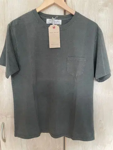 미사용 새상품 REMI RELIEF 레미 레리프 유즈드 가공 반팔 T셔츠