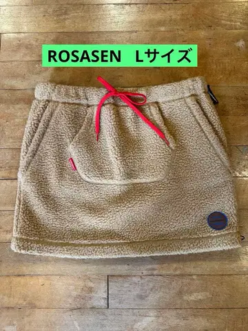 로사센 (L 사이즈) 보아 플리스 스커트