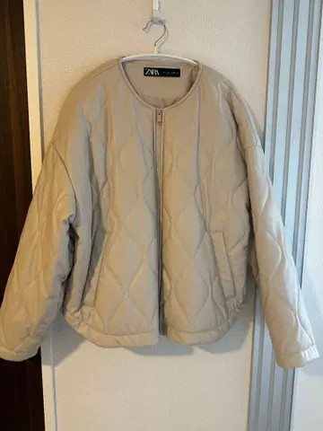 페이크 레더 자켓