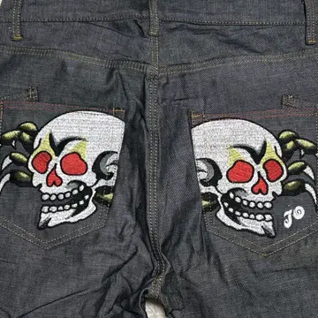 [ 2293 ] 00s [ JONEAA ] 데님 청바지 스컬 y2k