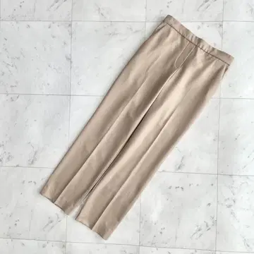 새상품 Theory 띠어리 팬츠 모 100% 베이지 XXO