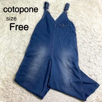 cotopone 블루칼라 데님 오버롤