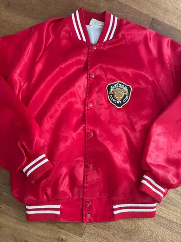 Jack Daniel's 바시티 자켓 레드