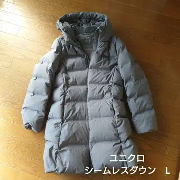 유니클로 심리스 다운 숏코트