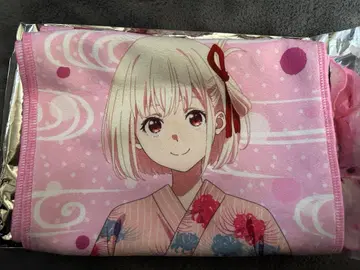 애니메이션 캐릭터 타월 핑크