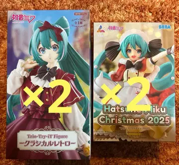 하츠네 미쿠 피규어 2종 Trio-Try-iT 클래시컬 레트로 크리스마스