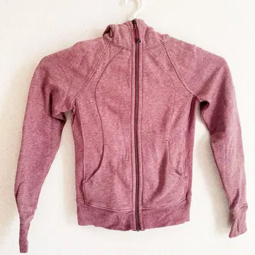 룰루레몬 스쿠바 풀 집업 후디 (후드 부착 후드티 핑크)