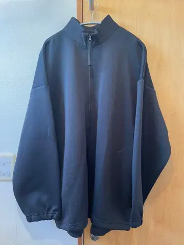 무지 라보 이중 편직 맨투맨 블루종 XL 블랙