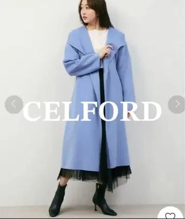 [ 익명 배송 ] CELFORD 리버 코트 sax 36