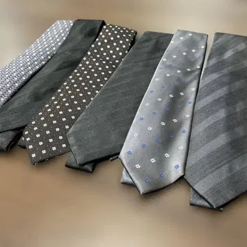 DIPLYMATIC 넥타이 다크 컬러 계열 6개 세트