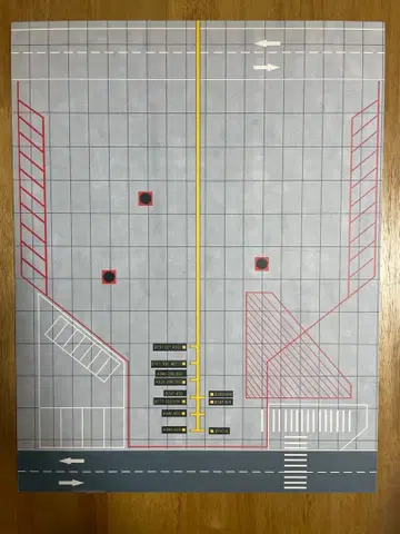 1/200 스케일 주차 스팟 (얼룩 있음)