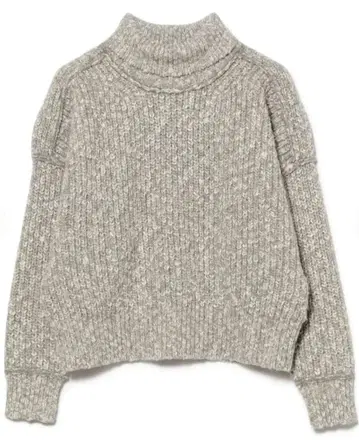 여성용 터틀넥 니트