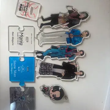 렌 메구로 아크릴 스탠드 5체 세트