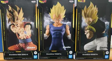 드래곤볼 그란디스타 피규어 3종 세트 손오공 베지터 오지터
