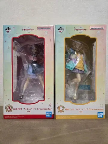 제일복권 학원 아이돌 마스터 C상 피규어 후지타 코토네 A상 하나미 사키