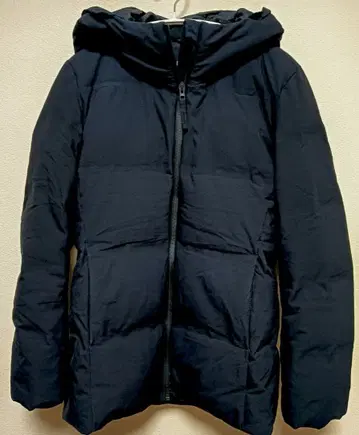 UNIQLO 네이비 후드 부착 다운 자켓 M