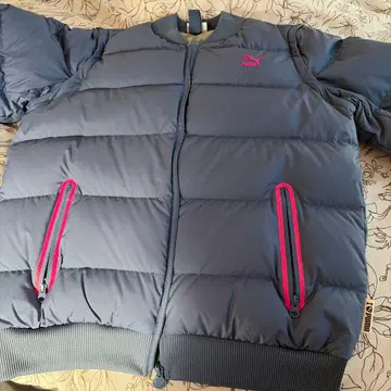 PUMA 그레이 다운 자켓 M