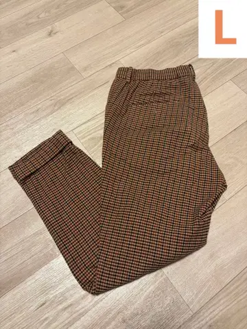 에디피스 EDIFICE L 사이즈 팬츠 슬랙스 체크