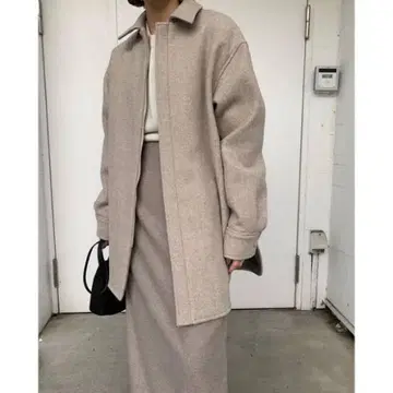 오라리 멜톤 지퍼 자켓