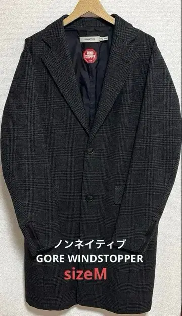 [ 새상품급 ] 논네이티브 GORE WINDSTOPPER 울 체스터 코트