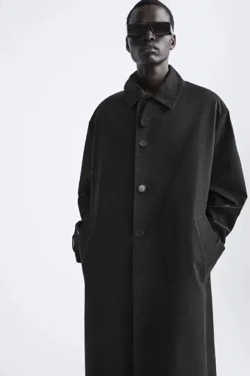 ZARA 롱 트렌치코트 스텐카라 코트 모드 가을/겨울 sullen