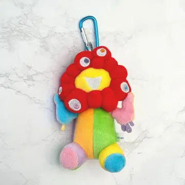 먀쿠먀쿠 레인보우 마스코트 판매종료 카라비너 키링 앉은