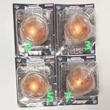 드래곤볼 제일복권 드래곤볼 스트랩 4점, 1, 2, 5, 7성구