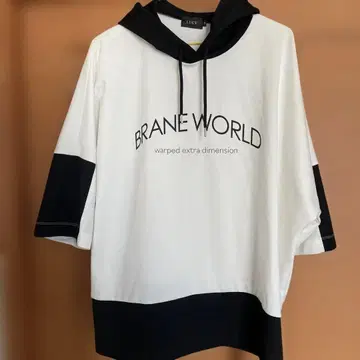 [ 얇고 가벼운 ] 풀오버 5부 소매 후드티