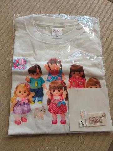 [레어] 멜짱 T셔츠 M사이즈 Printstar 화이트