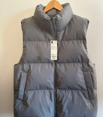 새상품 GU 히트 패디드 베스트 그레이 XXL