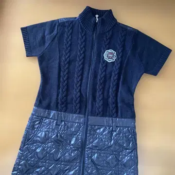 마리끌레르 블랙 지퍼 원피스 베스트