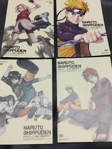 나루토 자켓 4개 세트 가아라 락 리 히나타 나사