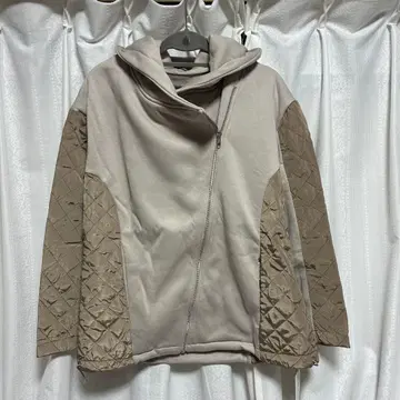 [ 새상품 ] JUNOAH 퀼팅 절개 블루종 그레이지 M