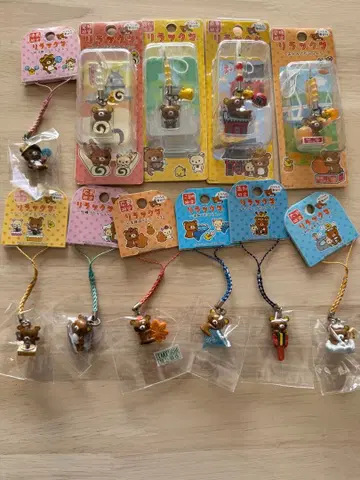 산엑스 리락쿠마 나른한 꿈 여행 12종 지역 한정 스트랩 끈