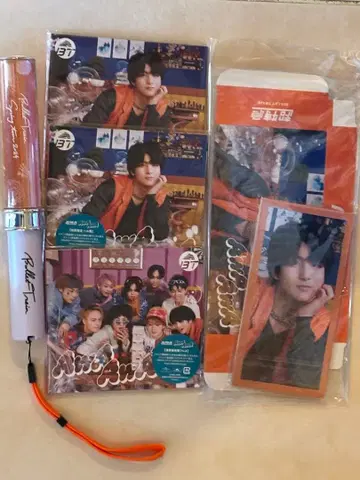 초특급 하루 응원봉 CD 3개 아크릴 스탠드 세트