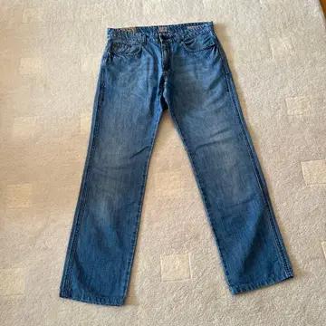 Zegna 스트레이트 데님 34인치 블루