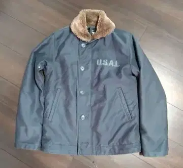 ALPHA N-1 자켓 S 사이즈 제일 아래 버튼 결품