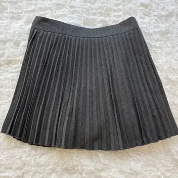 인기 ZARA 그레이 플리츠 스커트 XS