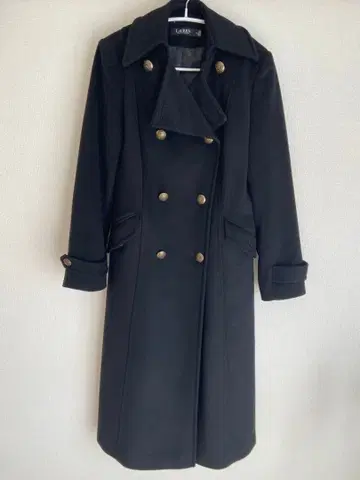 랄프 로렌 블랙 롱 코트 2