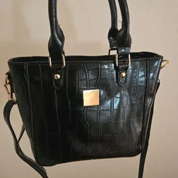 이타백 크로커 패턴 블랙