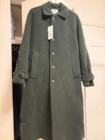 ZARA RIVOLI PARIS 울 코트